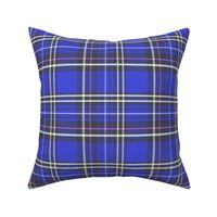 Faded blue tartan plaid 6x6