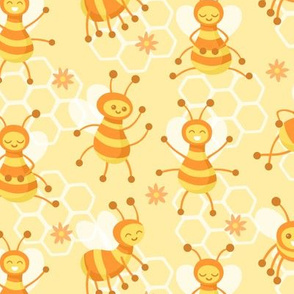 Busy Bees Yellow