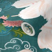 Swan lake - chinoiserie style