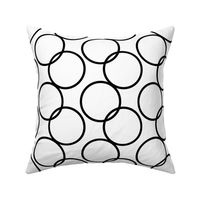 Large Scale Black and White Circles