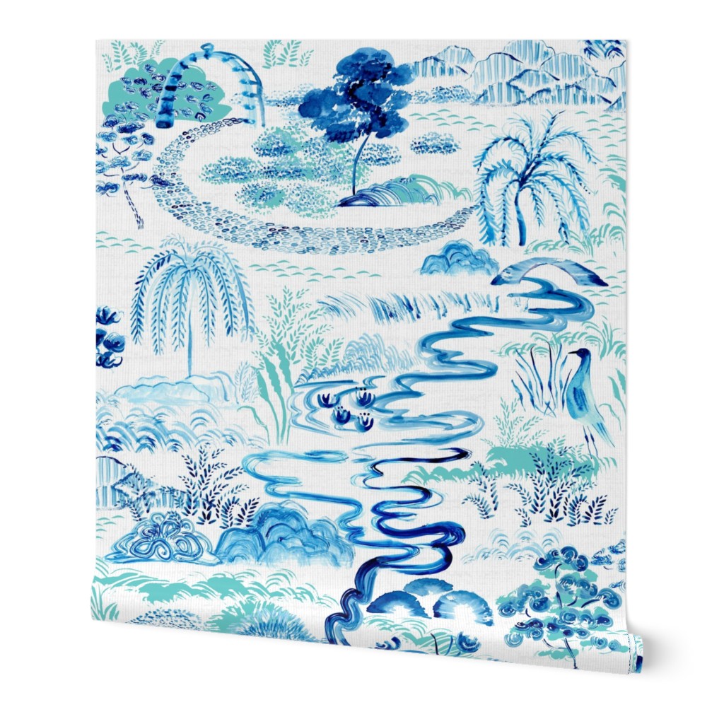 Modern Chinoiserie Landscape