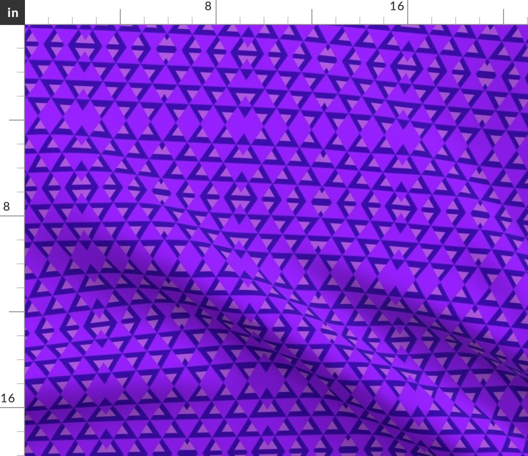 Small Triangular Motif in Purple