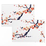 Plum tree chinoiserie wave XL