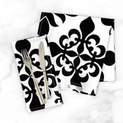 French Black & White Tile - XLG