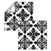 French Black & White Tile - XLG