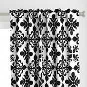 French Black & White Tile - XLG