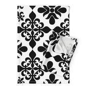 French Black & White Tile - XLG