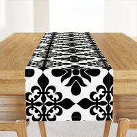 French Black & White Tile - XLG