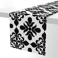 French Black & White Tile - XLG