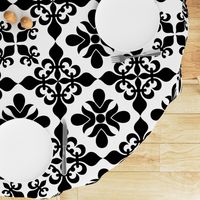 French Black & White Tile - XLG