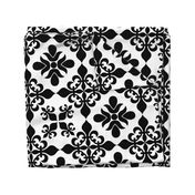 French Black & White Tile - XLG