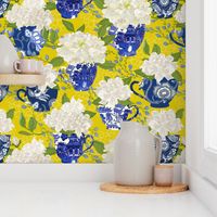 BLUE WILLOW CHINOISERIE YELLOW