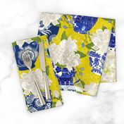 BLUE WILLOW CHINOISERIE YELLOW