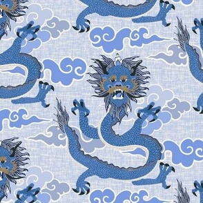 Dragon/blue/large scale