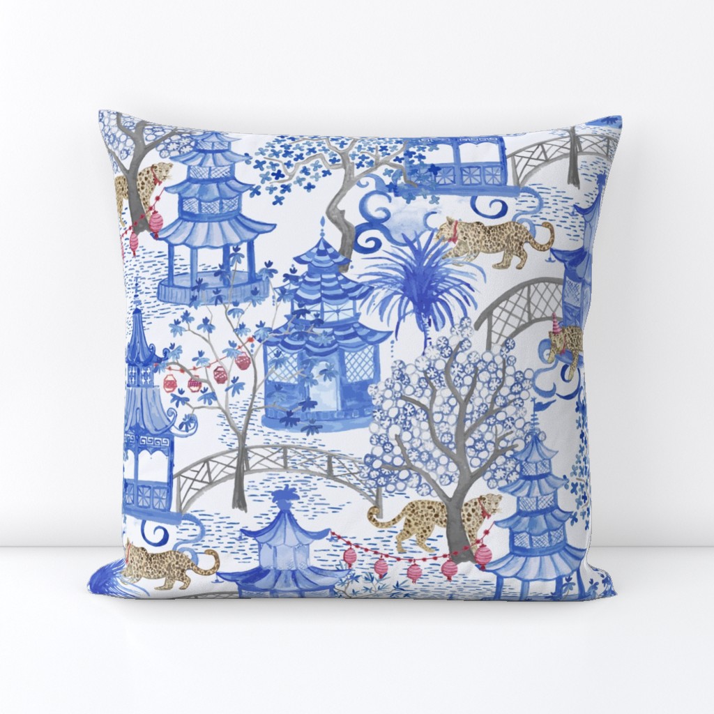 Party Leopards in the Housse de coussin carrée | Spoonflower