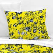 Yellow &  Blue Chinoiserie