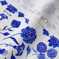 Chinoiserie - Blue Peonies