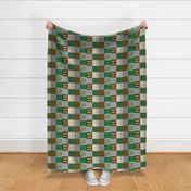 Football Quilt 3 inch