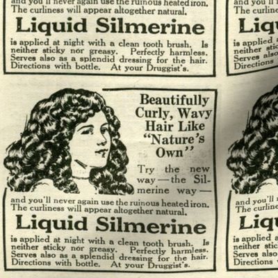 1918 Hair Products advertisement, Liquid  Silmerine