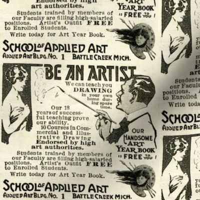 1918 Art School Advertisement