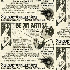 1918 Art School Advertisement