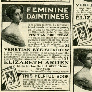 1918 Feminine Daintiness Cosmetics Advertisement