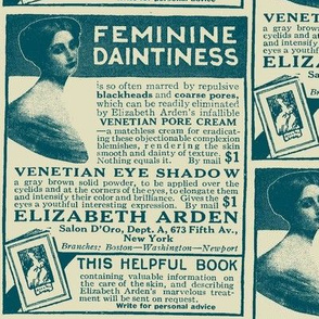 1918 Feminine Daintiness Cosmetics Ad