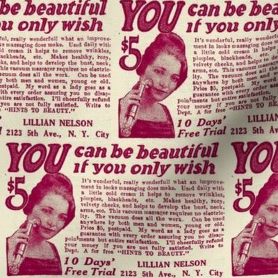 1918 Vacuum Your Face For Beauty Ad