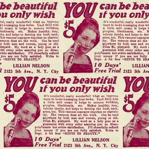 1918 Vacuum Your Face For Beauty Ad