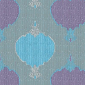 romano ikat1 teal purple turquoise