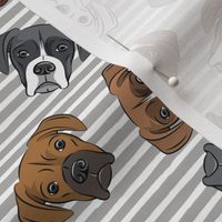 all the boxers - grey stripes