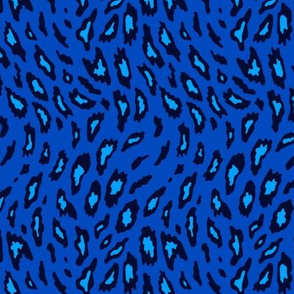 Leopard Print - Blue