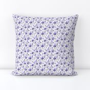 3" Lavender Lavender Lavender wildflowers Nursery Fabric, Baby Girl Fabric
