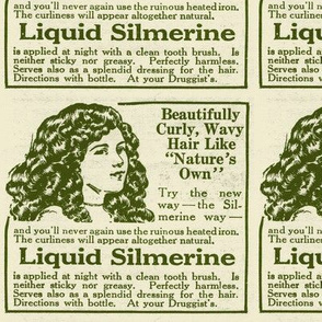 Liquid Silmerine Hair Care 1918 advertisement