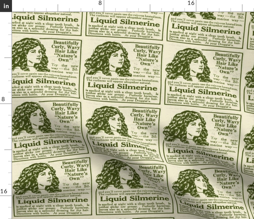 Liquid Silmerine Hair Care 1918 advertisement