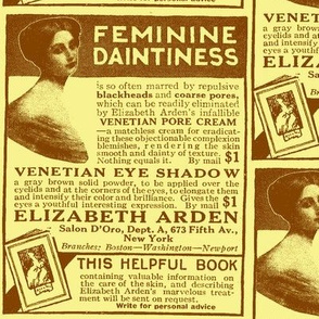 Feminine Daintiness 1918 cosmetics ad