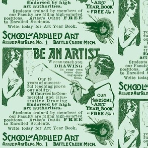 Be An Artist 1918 Advertisement