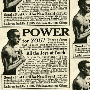 1918 White Cross Electric Vibrator Advertisement