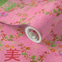 chinoiserie -pink