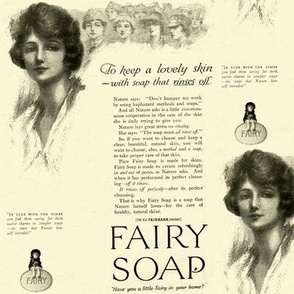 1918 Fairy Soap Beauty Advertisement