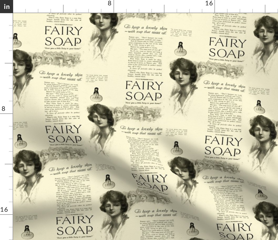 1918 Fairy Soap Beauty Advertisement