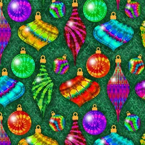 Tie Dye Christmas Tree Art, Colorful Tye Dye Design Photographic Print  for Sale by melsens