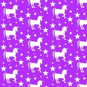 sparkle star unicorn / purple  