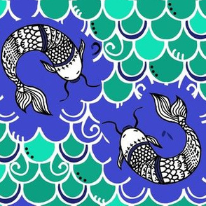 Persevere / blue/green   Koi 