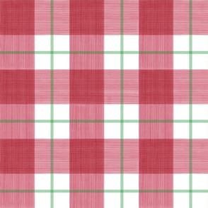 Double Plaid in Red and Green