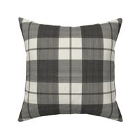 Double Buffalo Plaid in Black on Cream