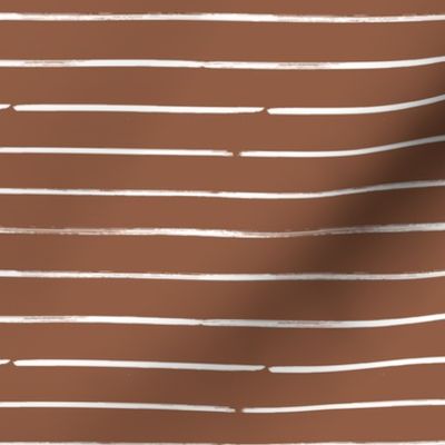 Rust Leather Stripes