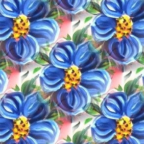 blue_painted_flower