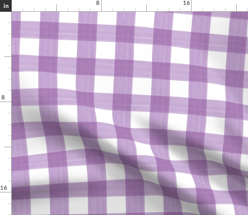 Lilac 1.5" Buffalo Plaid