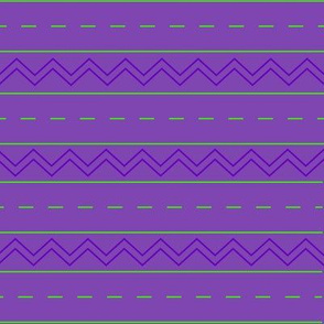 Road map and chevron in purple